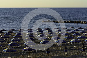 Beach of Termoli, city in Campobasso province, Molise, Italy