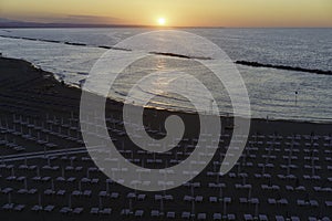 Beach of Termoli, city in Campobasso province, Molise, Italy