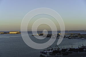 Beach of Termoli, city in Campobasso province, Molise, Italy