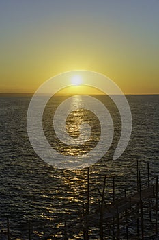 Beach of Termoli, city in Campobasso province, Molise, Italy