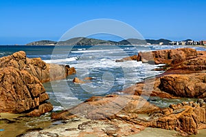 beach of the Thick Sea, Laguna state of Santa Catarina