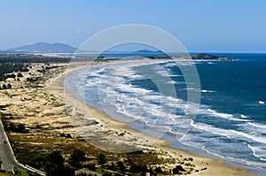 beach of the Thick Sea, Laguna state of Santa Catarina