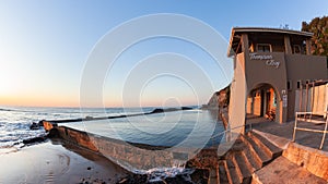 Beach Tidal Swimming Pool Arches Ocean Sunrise