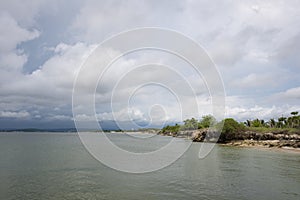 A beach at Tierra Bomba Island, Cartagena