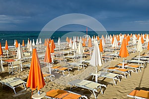 Beach of Torre Canne on Puglia, Italy