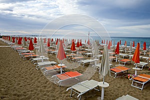 Beach of Torre Canne on Puglia, Italy