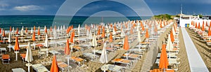 Beach of Torre Canne on Puglia, Italy