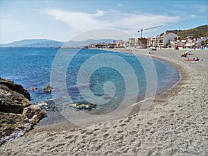 Beach of Torrenueva en Motril Granada Andalusia Spain photo