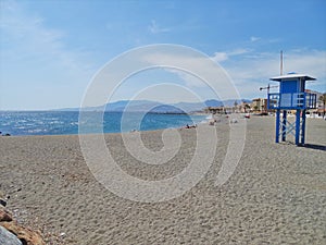 Beach of Torrenueva en Motril Granada Andalusia Spain photo