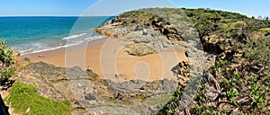 Beach in Town of 1770, Australia.