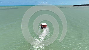 Beach tropical scenery at Joao Pessoa in Paraiba State Brazil.