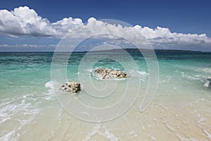 Beach and tropical sea