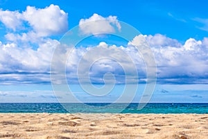 Beach and tropical sea