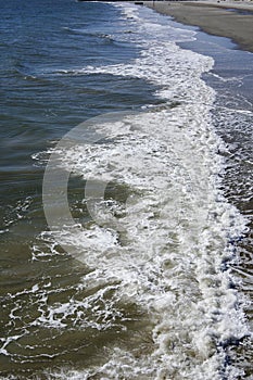 Beach of Tybee Island, Georgia, USA