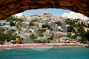 Beach in Ulcinj, Montenegro