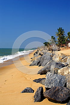 Beach of Ullal village