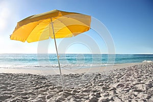 Beach umbrella photo