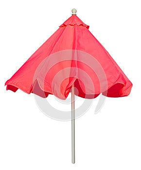 Beach umbrella - red