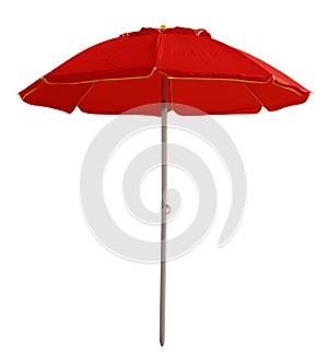 Beach umbrella - red