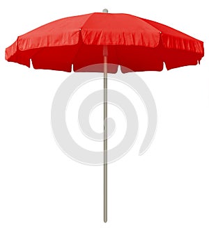 Beach umbrella - red