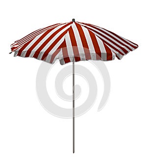Beach umbrella - Red-white striped
