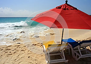 Beach Umbrella, St. Maarten