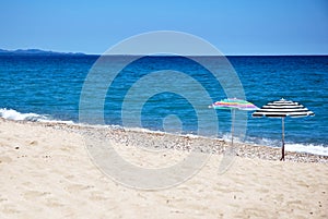 Beach umbrellas