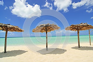 Beach umbrellas