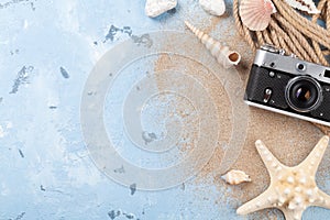 Beach vacation background