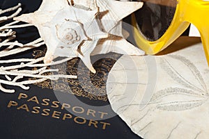 Beach vacation concept