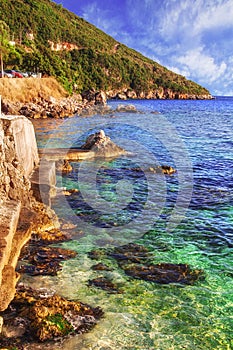 Beach in Vasiliki, Lefkada
