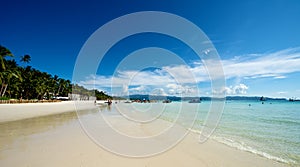 Beach view in Boracay