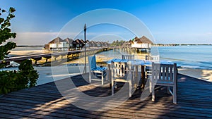 Beach view at Four Seasons Resort Maldives at Kuda Huraa photo