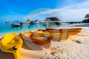 Beach view at Four Seasons Resort Maldives at Kuda Huraa photo