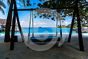 Beach view at Four Seasons Resort Maldives at Kuda Huraa photo