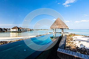 Beach view at Four Seasons Resort Maldives at Kuda Huraa