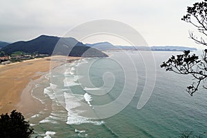 Beach and village of Berria