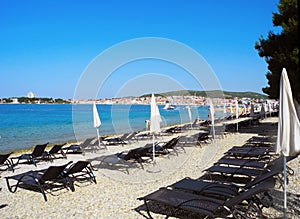 Beach Vodice, Croatia.