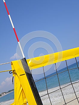 Beach volley ball net