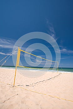Beach volley ball net