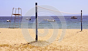 Beach volley net