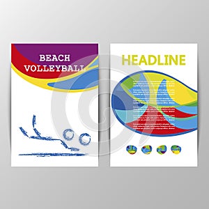 Beach Volleyball Games cover design