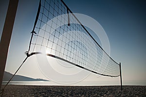 Beach volleyball - wide angle