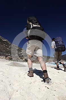 Playa caminando 