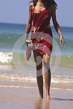 Spiaggia a piedi 