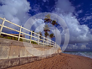 Beach wall