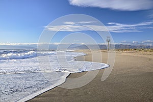 Beach watch tower, Nijar (Spain) photo