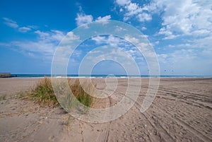 Beach waves in Muscat