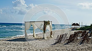 Beach wedding in Cancun Mexico