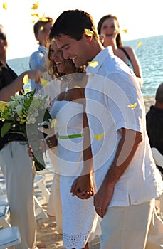 Pláž svadba len ženatý 